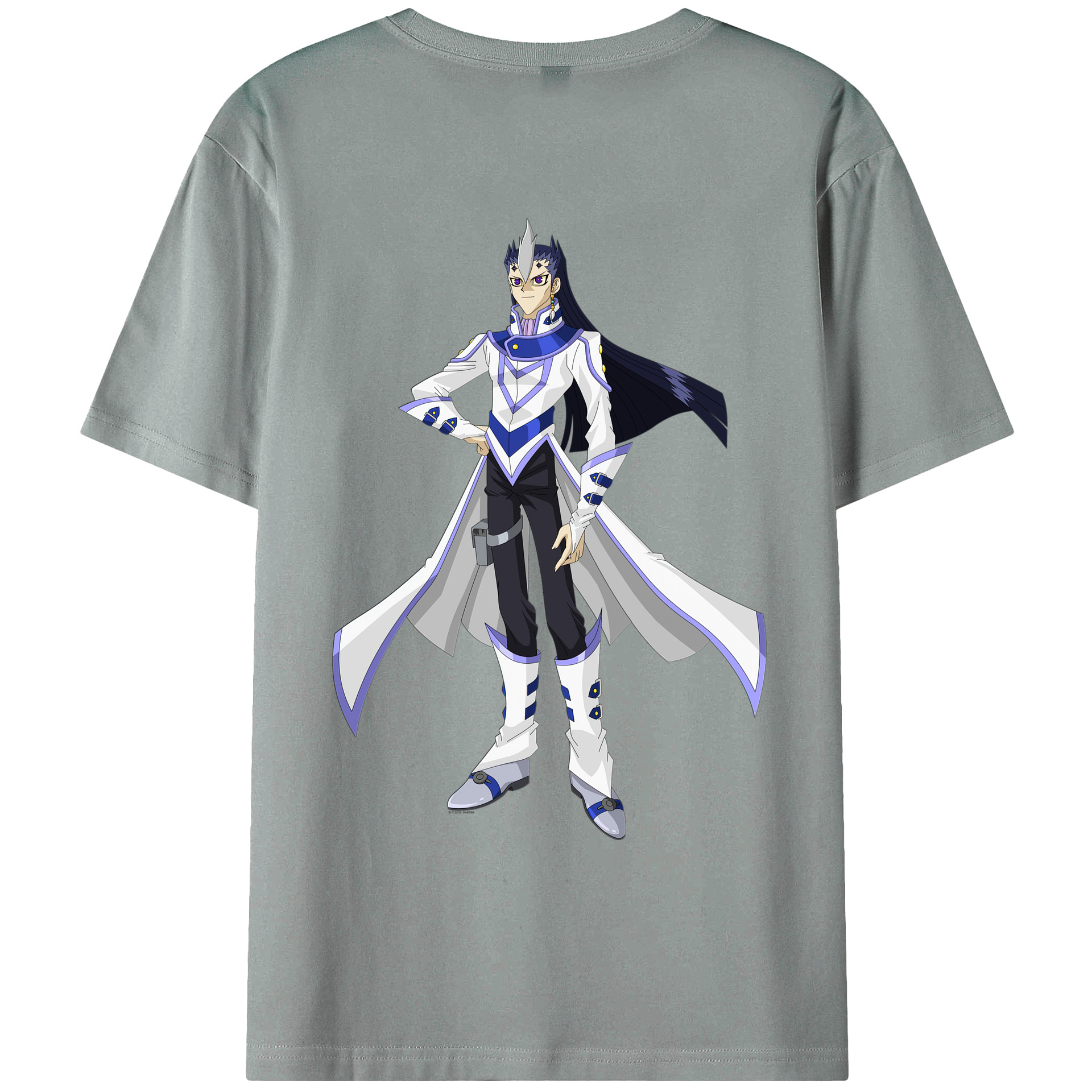 （画像用） 遊☆戯☆王 Yu-Gi-Oh! 綿100％ メンズ半袖Tシャツ（バックプリント） 通気性